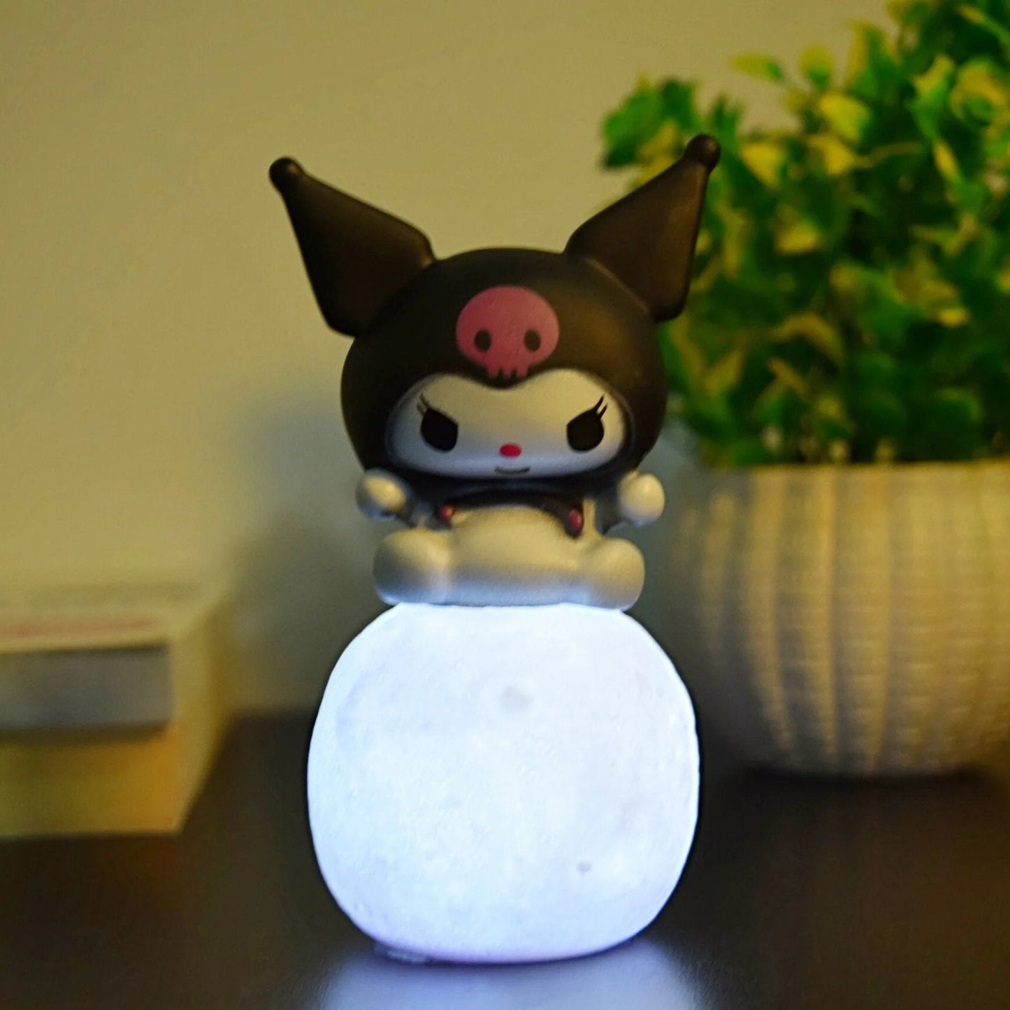 Kuromi Moon Lamp